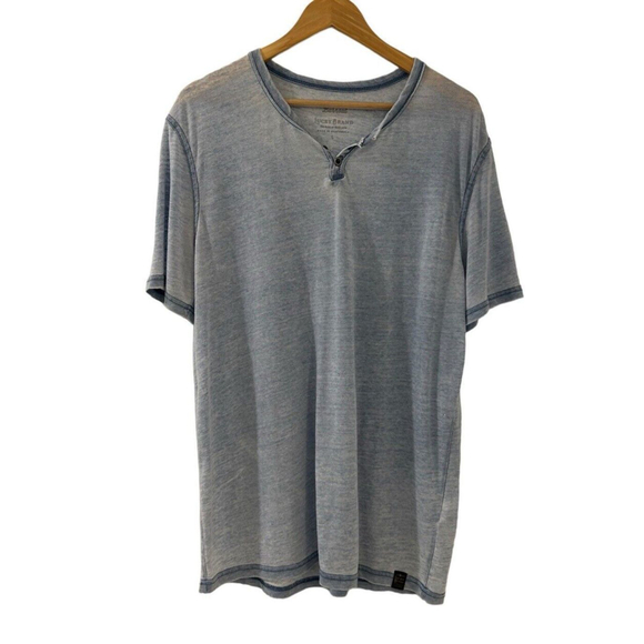 Lucky Brand | Shirts | Lucky Brand Venice Burnout Henley Shirt Mens ...